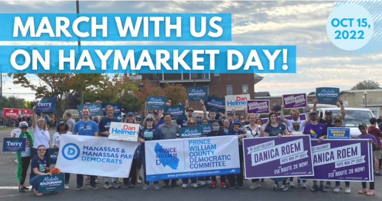 Haymarket Day Parade with PWCDC - Prince William County Democrats