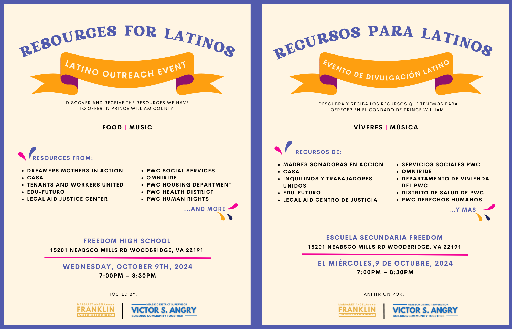 2024 Latino Outreach Event Resources for Latinos