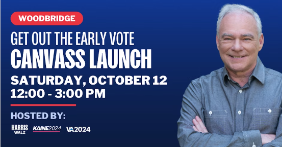 2024 Woodbridge Early Vote Canvass Launch