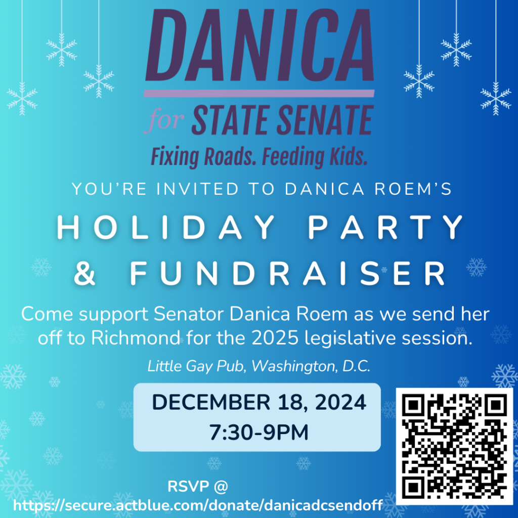 2024 Danica Roem's Holiday Party and Fundraiser