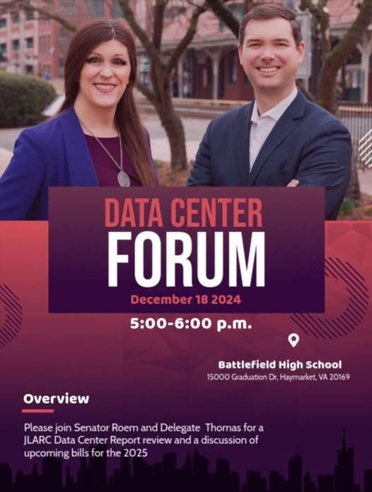 Data Center Forum Hosted By Danica Roem and Josh Thomas